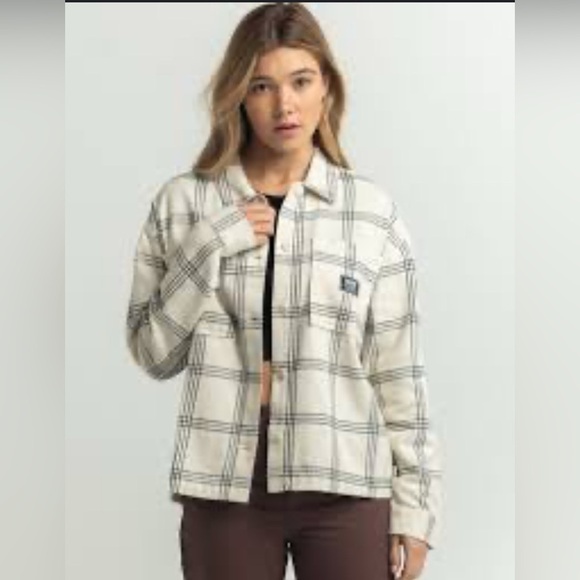 VANS Maty Plaid Flannel Shirt size XS - Picture 2 of 10